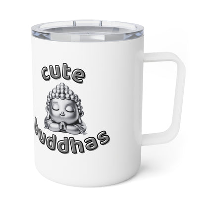 Cute Buddhas Insulated Mug