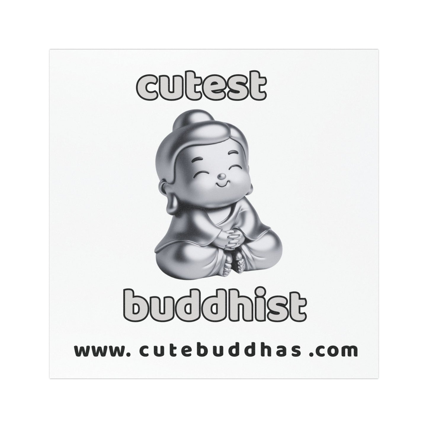 Cutest Buddhist Car Magnet