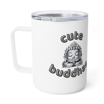 Cute Buddhas Insulated Mug