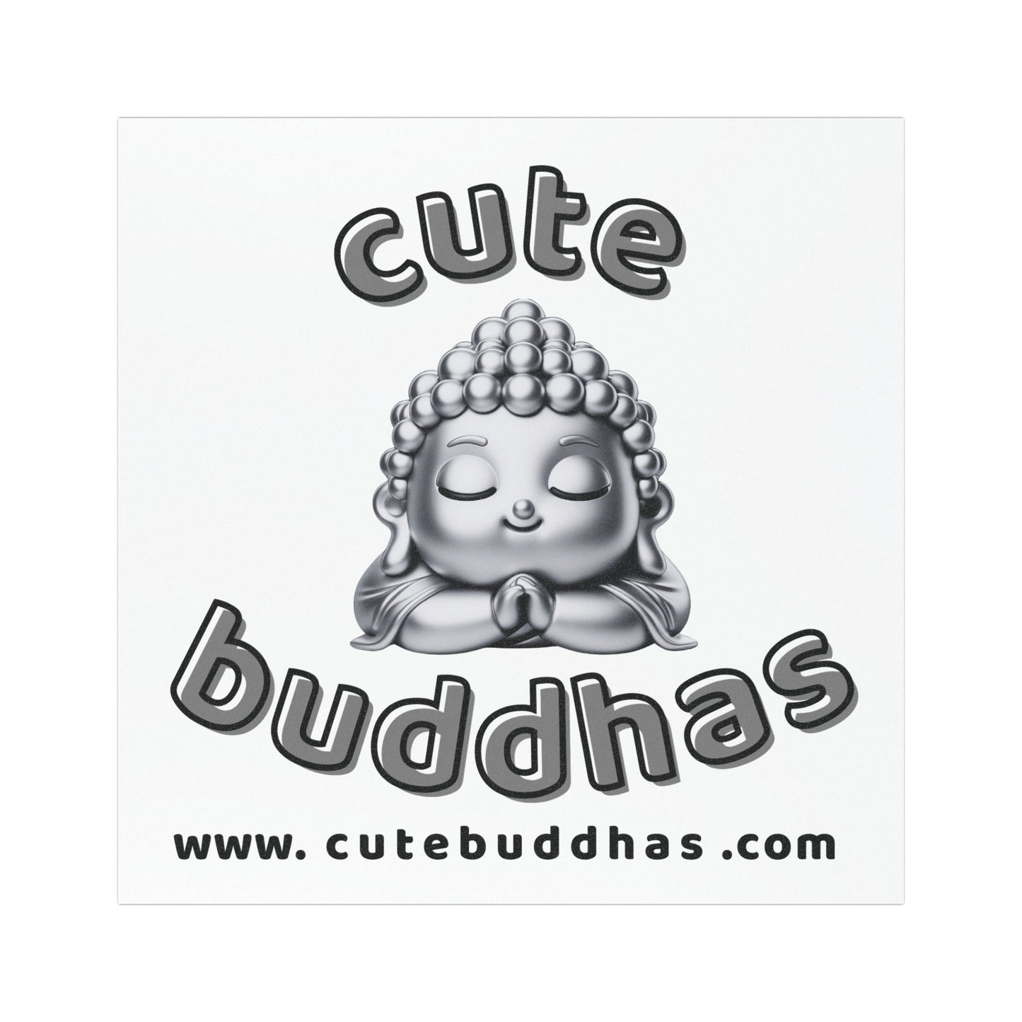 Cute Buddhas Car Magnet