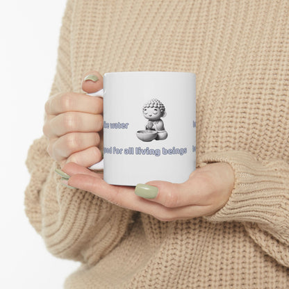 Be Like Water Ceramic Mug